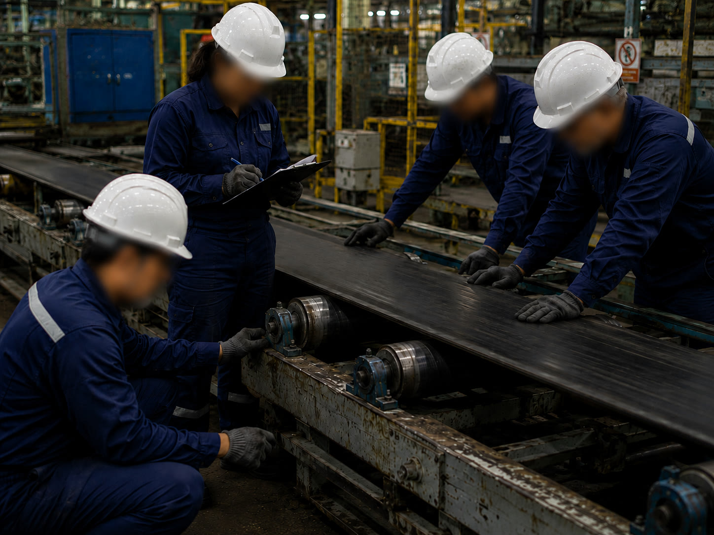 ベルト交換工事・点検作業
